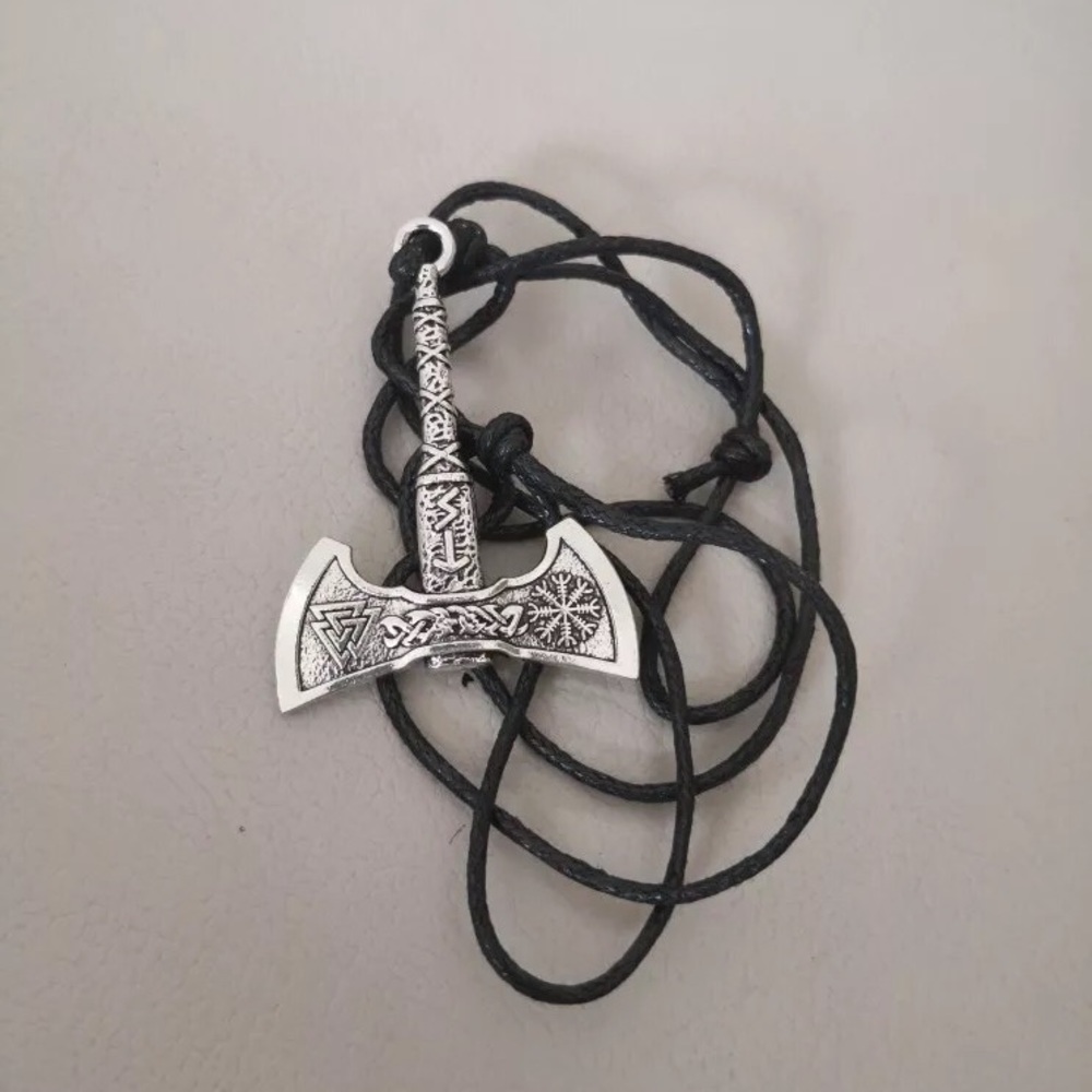 Cool Nordic Axe Necklace Viking
